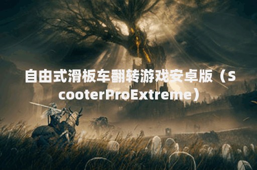 自由式滑板车翻转游戏安卓版（ScooterProExtreme）