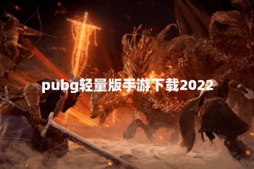 pubg轻量版手游下载2022