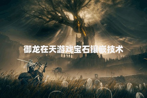 御龙在天游戏宝石镶嵌技术