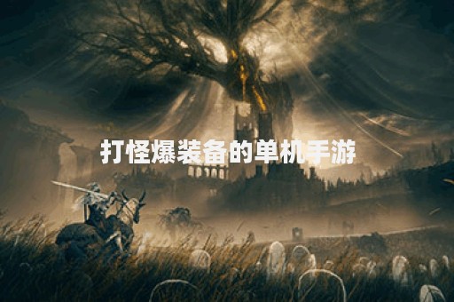打怪爆装备的单机手游
