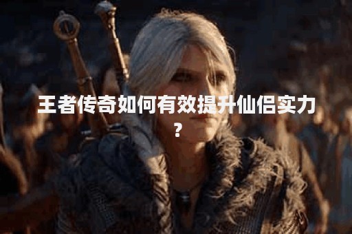 王者传奇如何有效提升仙侣实力？