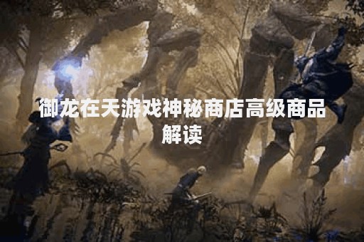 御龙在天游戏神秘商店高级商品解读