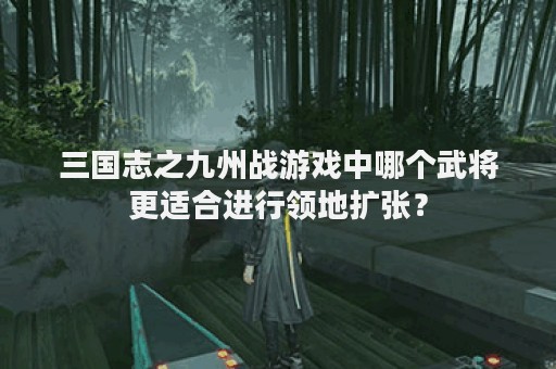 三国志之九州战游戏中哪个武将更适合进行领地扩张？