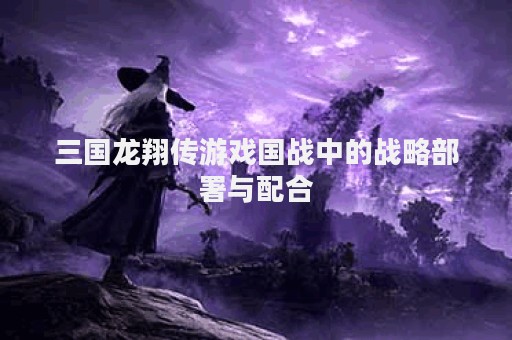 三国龙翔传游戏国战中的战略部署与配合