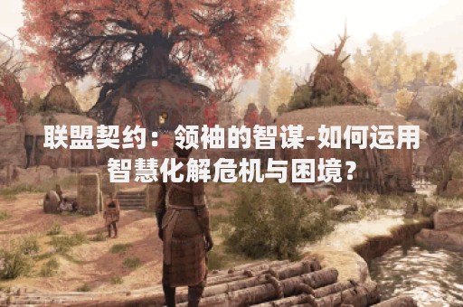 联盟契约：领袖的智谋-如何运用智慧化解危机与困境？