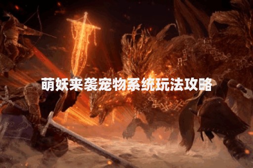 萌妖来袭宠物系统玩法攻略