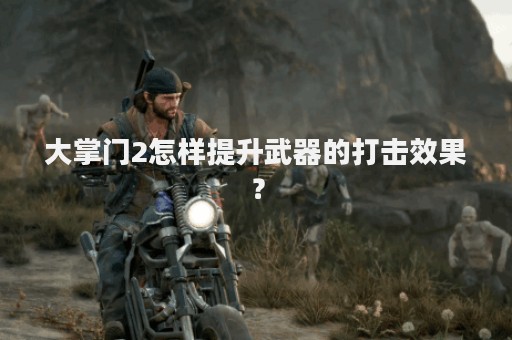 大掌门2怎样提升武器的打击效果？