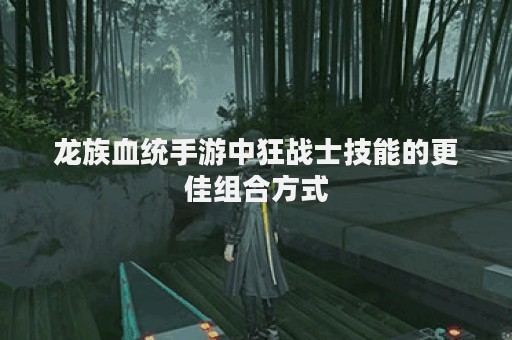 龙族血统手游中狂战士技能的更佳组合方式