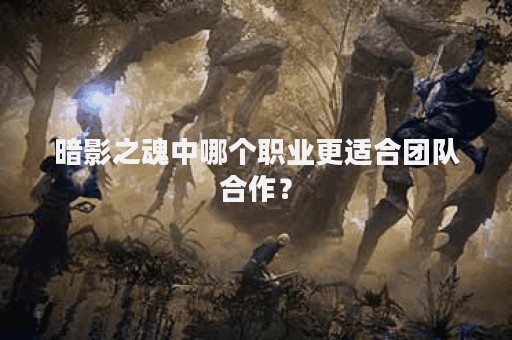 暗影之魂中哪个职业更适合团队合作？