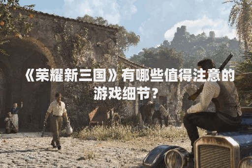 《荣耀新三国》有哪些值得注意的游戏细节？