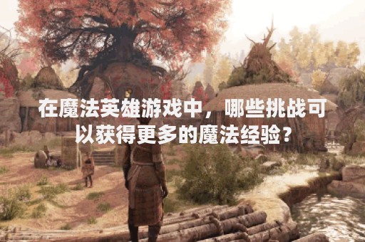 在魔法英雄游戏中，哪些挑战可以获得更多的魔法经验？